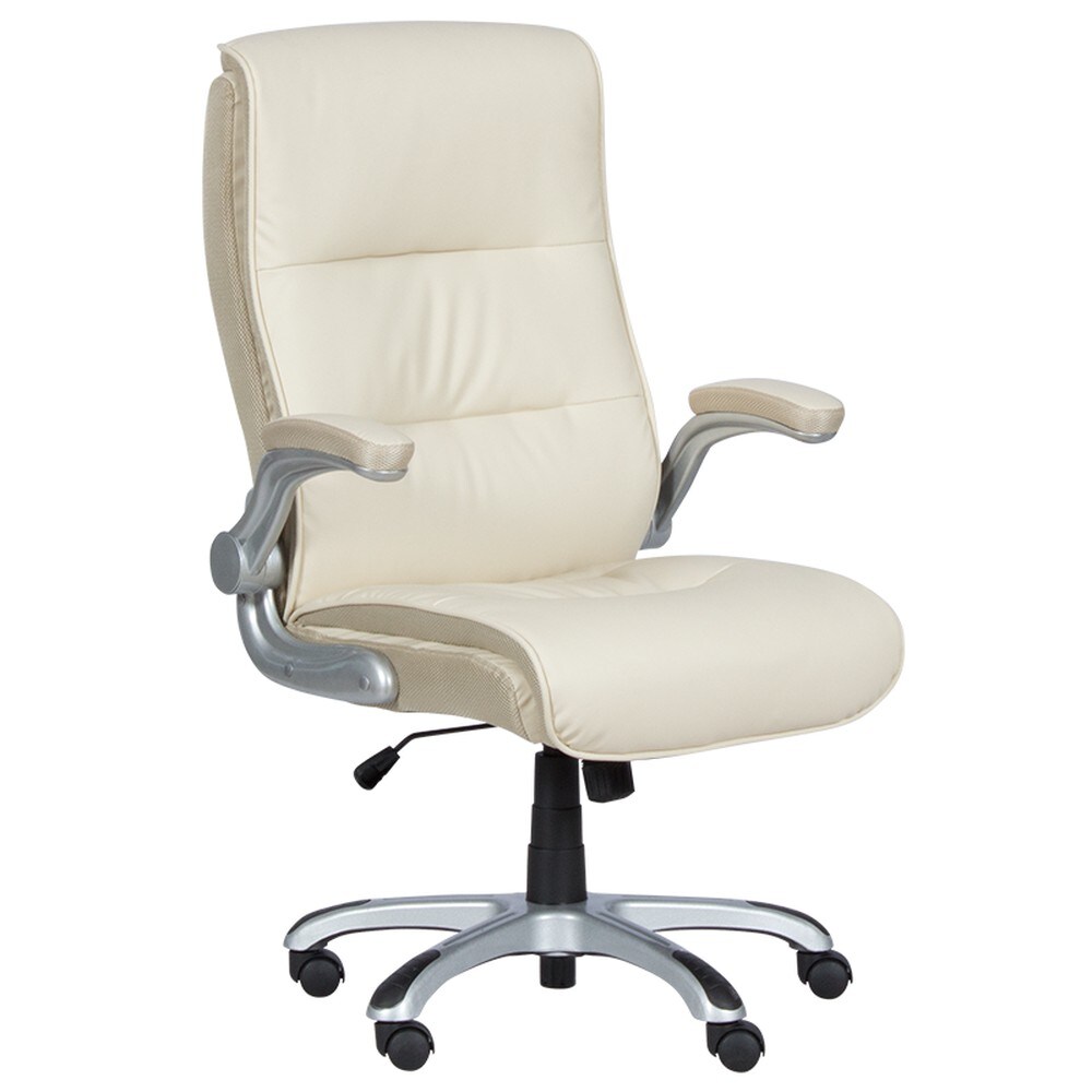 Carmen 6106 Chefsessel mit Kunstleder &ndash; Creme 