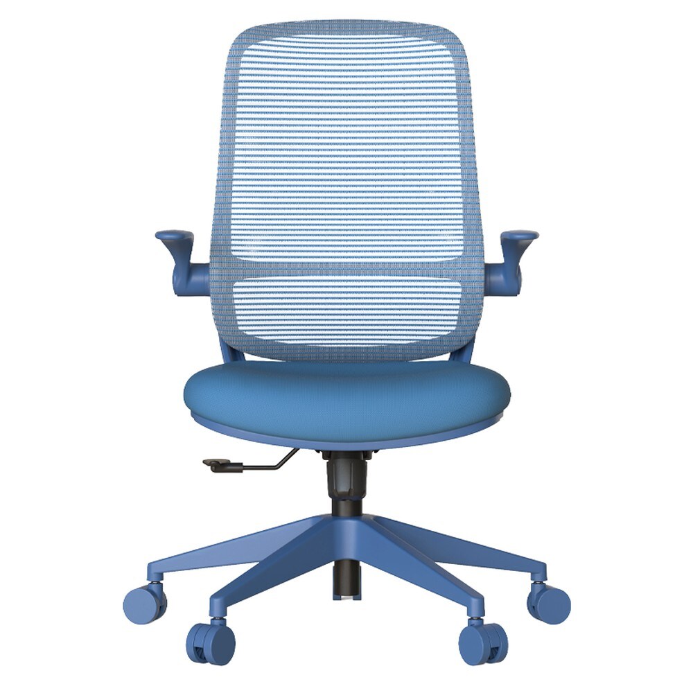 Carmen ASTARA Ergonomischer B&uuml;rostuhl mit Netzr&uuml;cken &ndash; Blau 