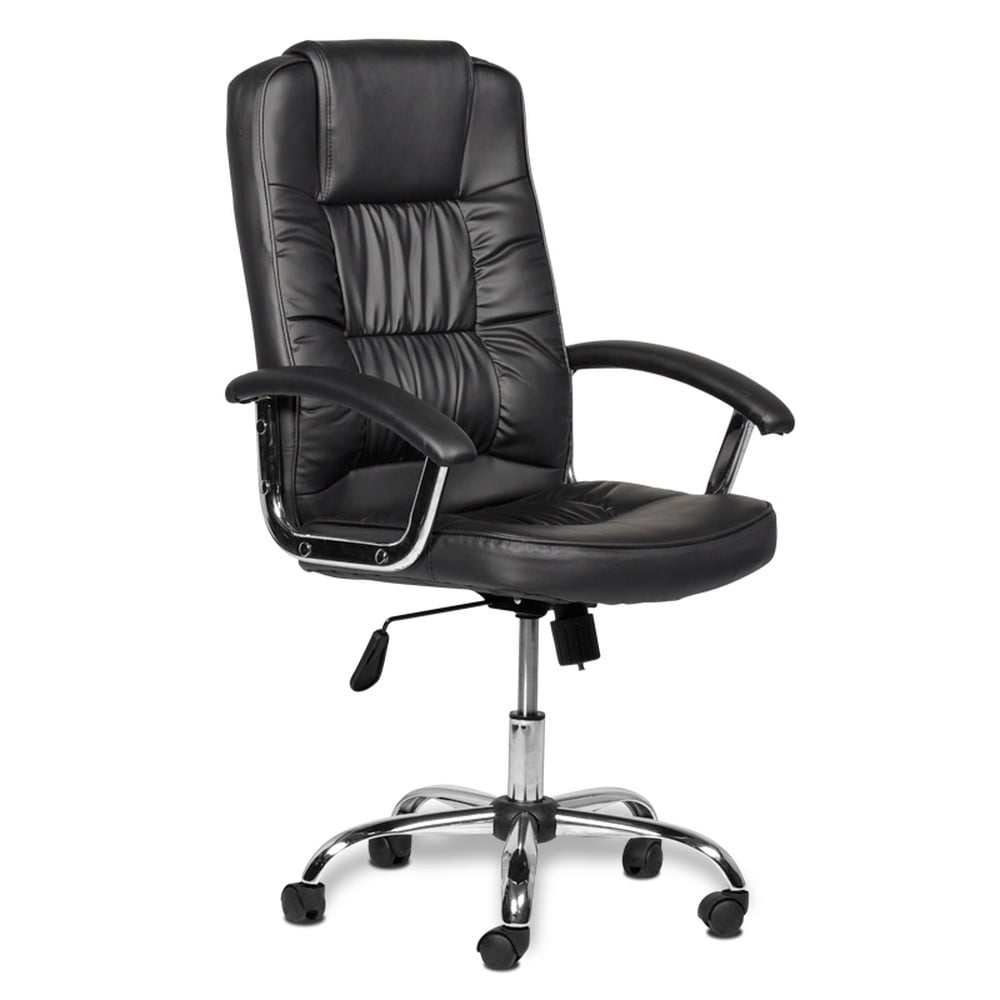 Carmen 6081 Chefsessel mit Kunstleder &ndash; Schwarz 