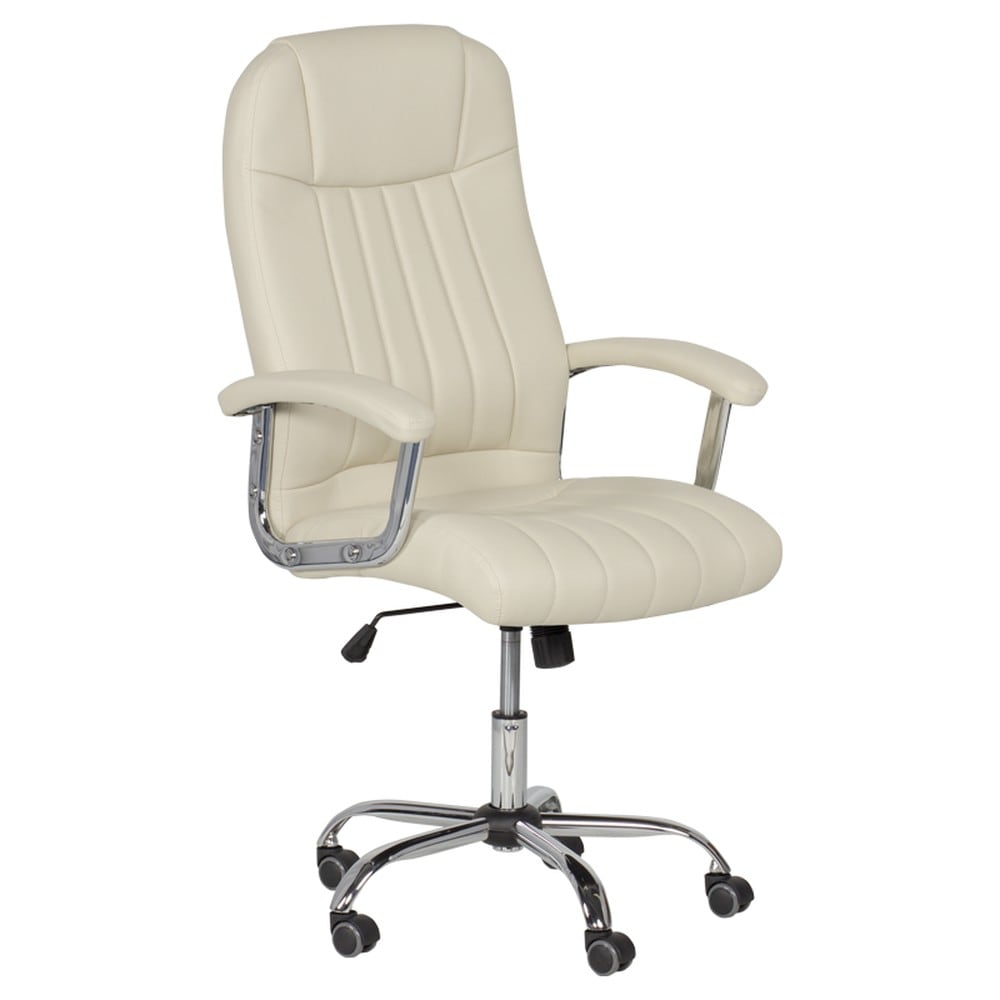 Carmen 6181 Chefsessel mit Kunstleder &ndash; Sand 