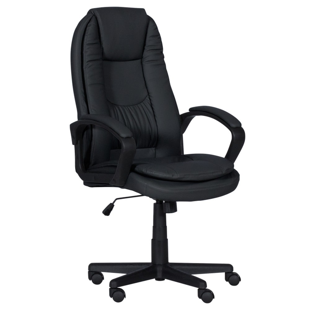 Carmen 6682-1 Chefsessel mit Kunstleder &ndash; Schwarz 