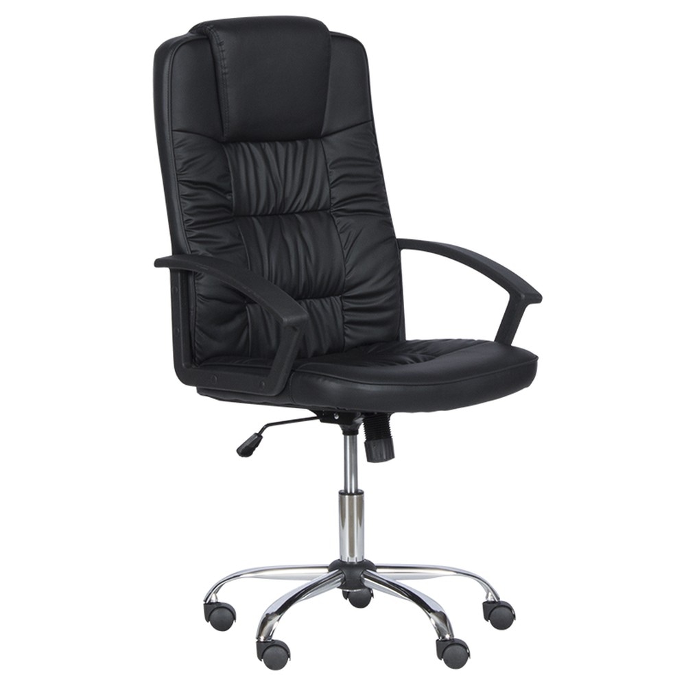 Carmen 6681-2 Chefsessel mit Kunstleder &ndash; Schwarz 