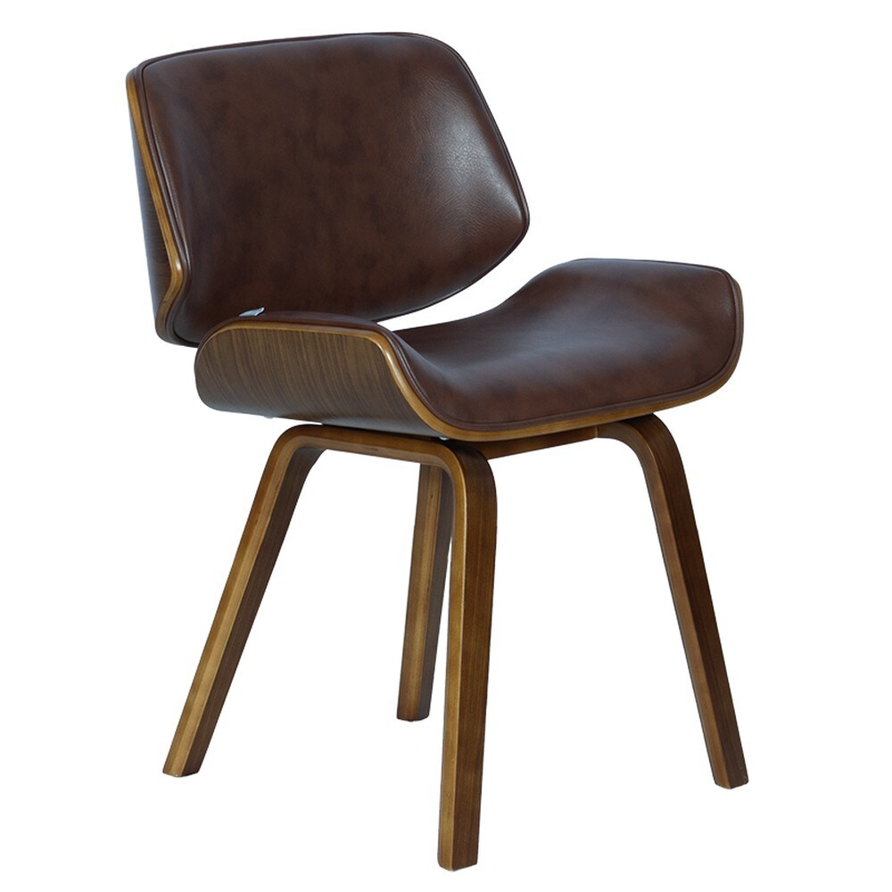 Carmen 9976 Esszimmerstuhl &ndash; Nussbaum/Braun gl&auml;nzend 