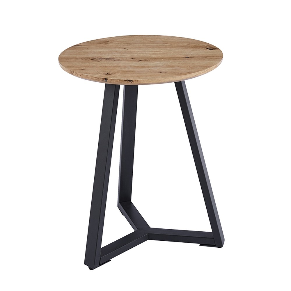 Carmen UMEA Beistelltisch &Oslash; 45 cm &ndash; Eiche Artisan 