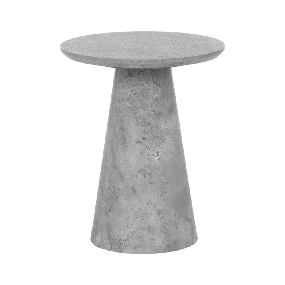 Carmen HABO Beistelltisch &Oslash; 45 cm &ndash; Betonoptik 