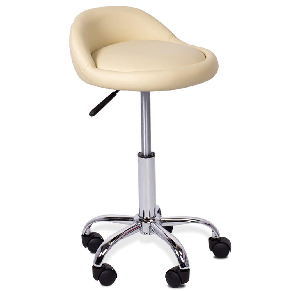Carmen 3067 Rollhocker &ndash; Creme 