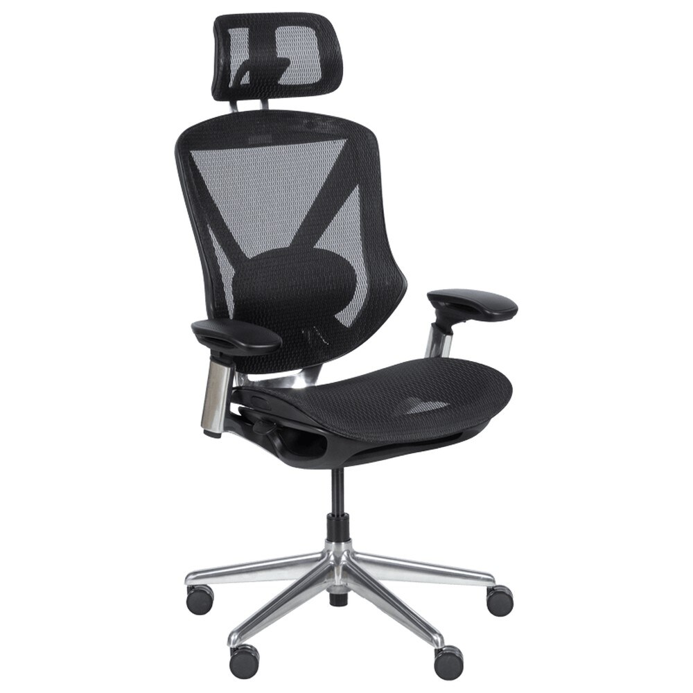 Carmen MANA Ergonomischer B&uuml;rostuhl &ndash; Schwarz 