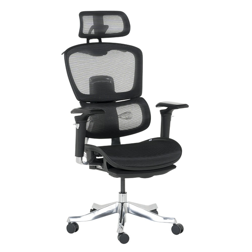 Carmen HAM Ergonomischer B&uuml;rostuhl &ndash; Schwarz 