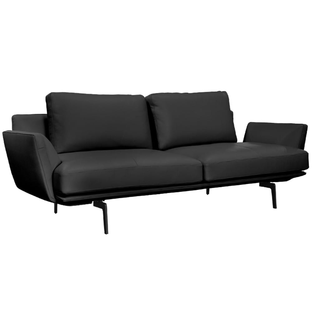 Carmen GRAM LUX 3-Sitzer-Sofa &ndash; Schwarz 