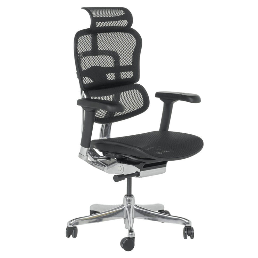 Ergohuman ELITE 2 Ergonomischer B&uuml;rostuhl &ndash; Schwarz 