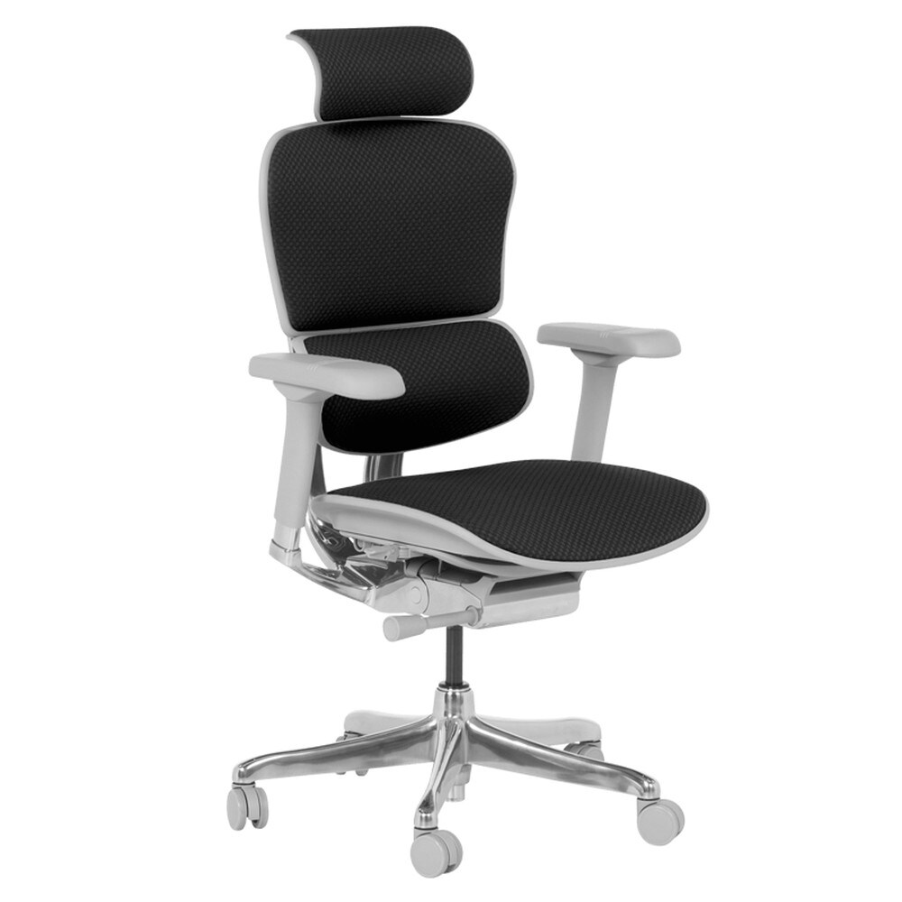 Ergohuman ELITE 2 Ergonomischer B&uuml;rostuhl &ndash; Grau/Schwarz 