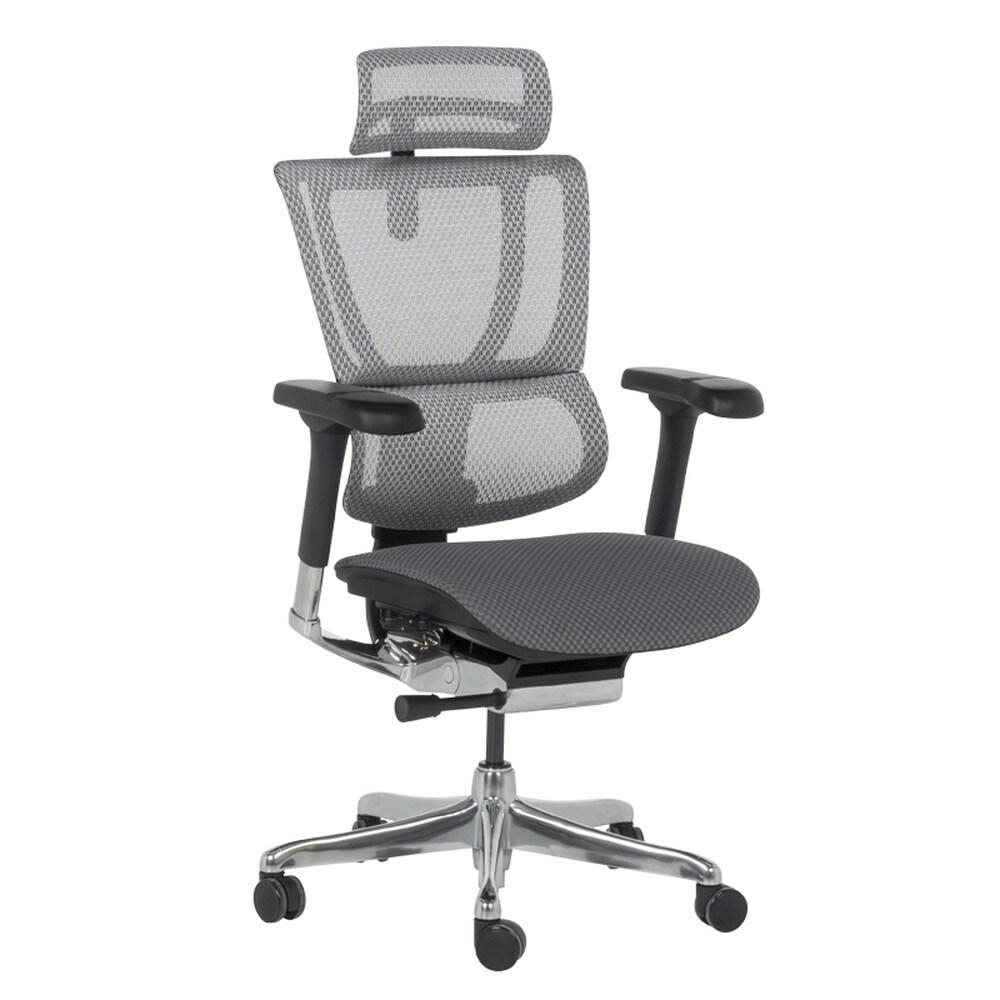 Ergohuman IOO ELITE 2 Ergonomischer B&uuml;rostuhl &ndash; Schwarz/Grau 