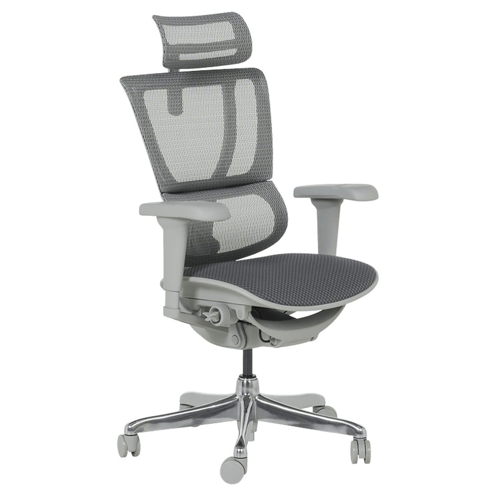 Ergohuman IOO ULTRA Ergonomischer B&uuml;rostuhl &ndash; Grau 