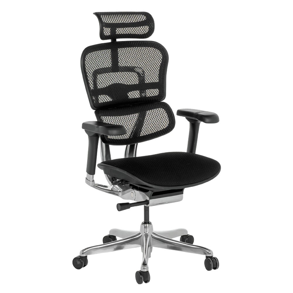 Ergohuman ELITE 2 Ergonomischer B&uuml;rostuhl &ndash; Schwarz 