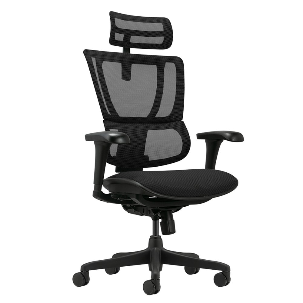 Ergohuman IOO BUDGET 2 Ergonomischer B&uuml;rostuhl &ndash; Schwarz 