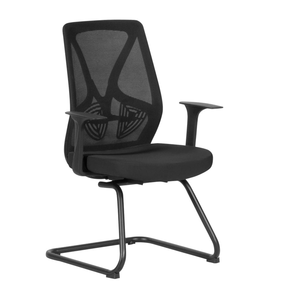 2er-Set Carmen 7569 Besucherstuhl &ndash; Schwarz 