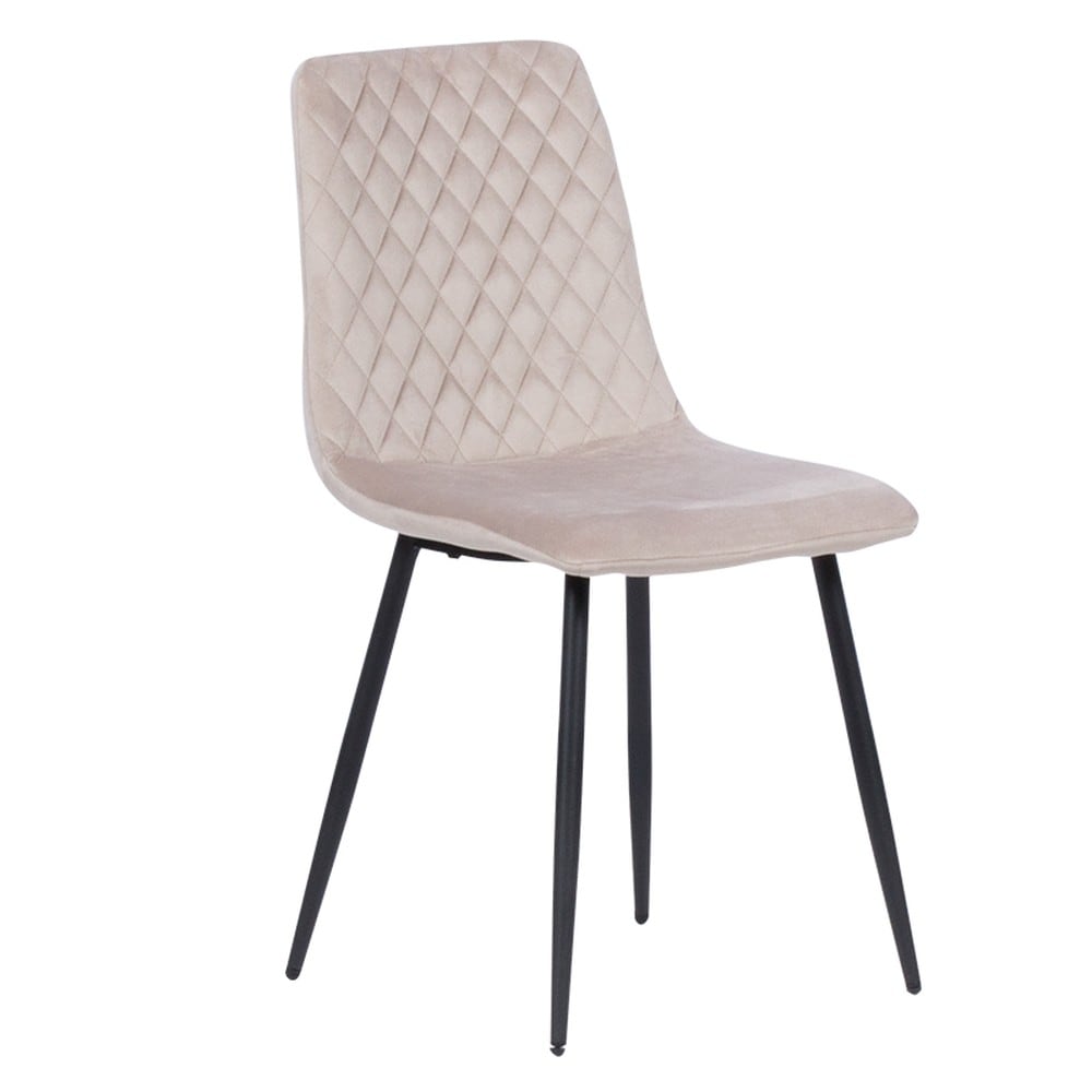4er-Set Carmen MONZA Esszimmerstuhl &ndash; Latte 