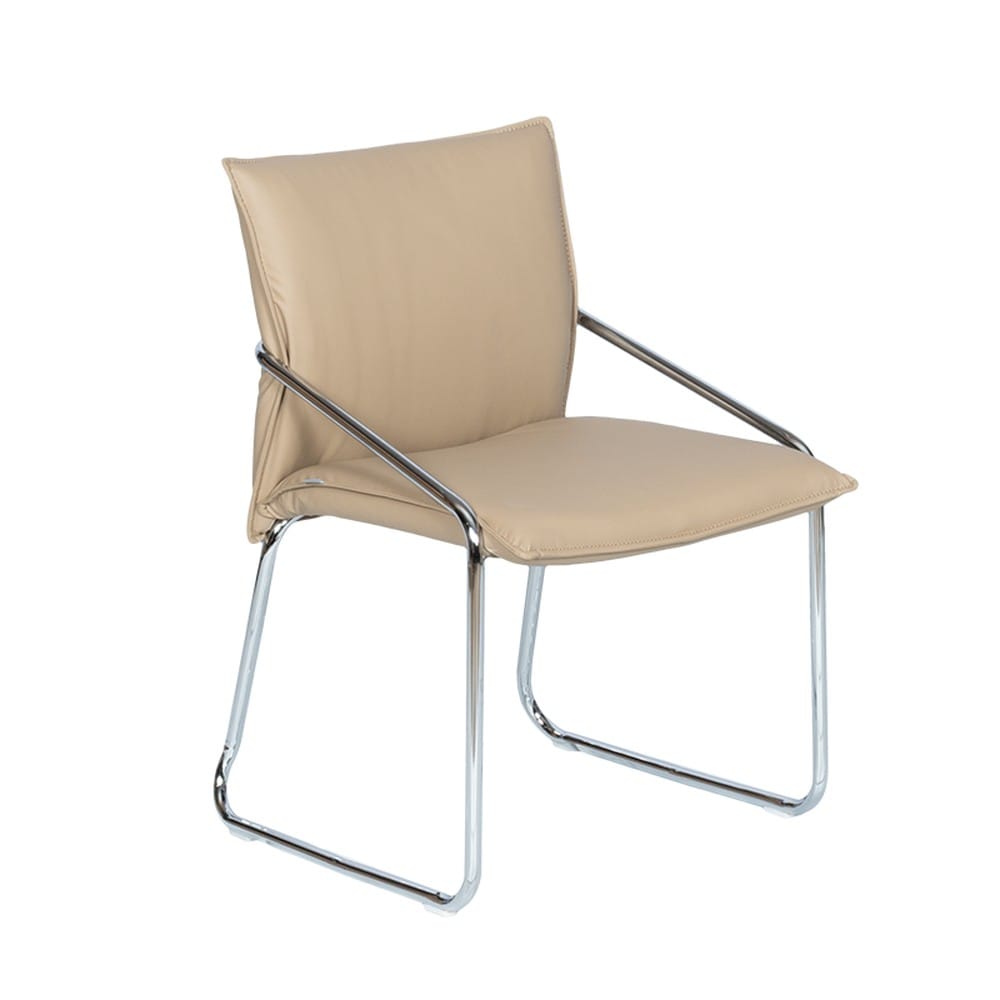 2er-Set Carmen 1144 Besucherstuhl &ndash; Cappuccino 