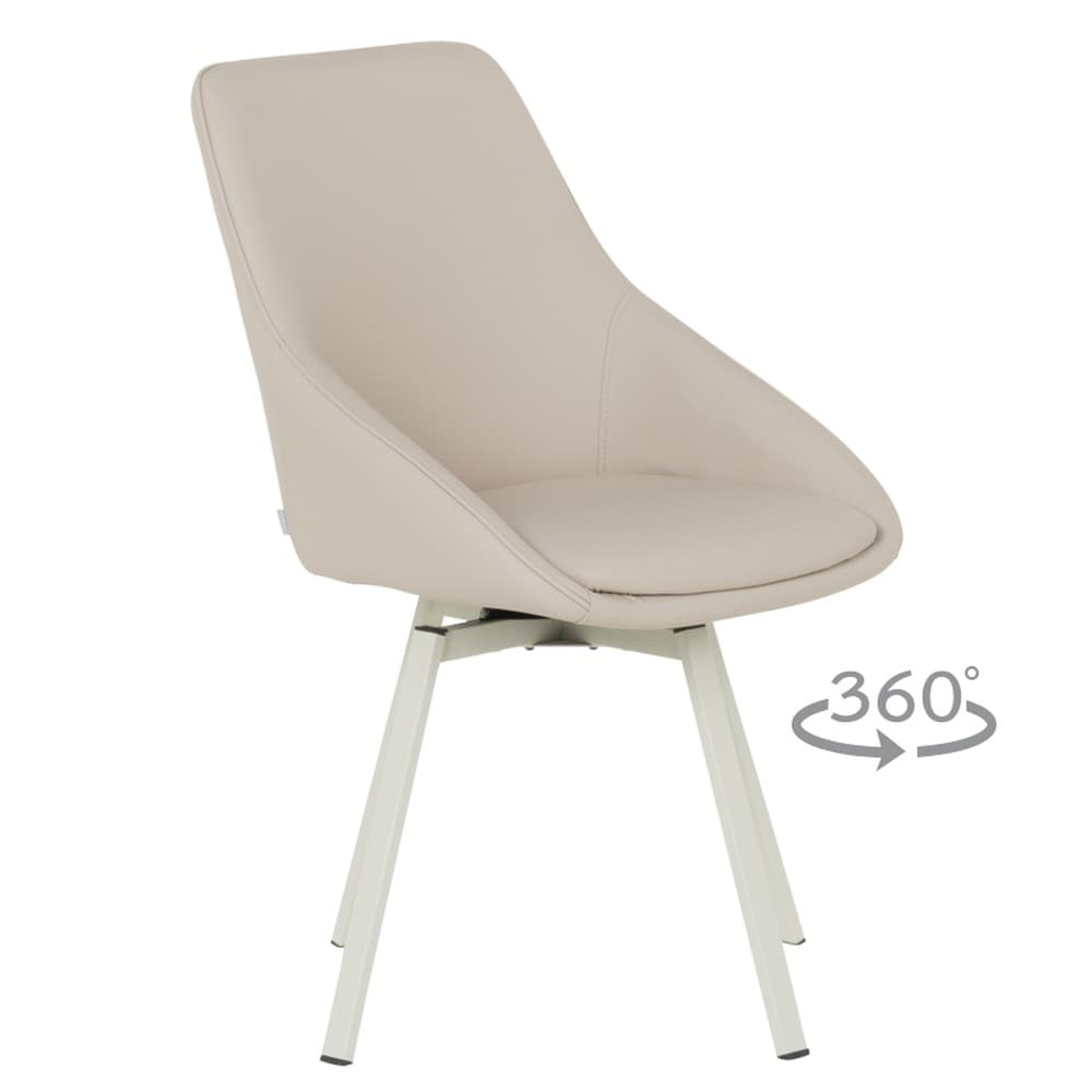 2er-Set Carmen WIGAN 1 Esszimmerstuhl &ndash; Latte 
