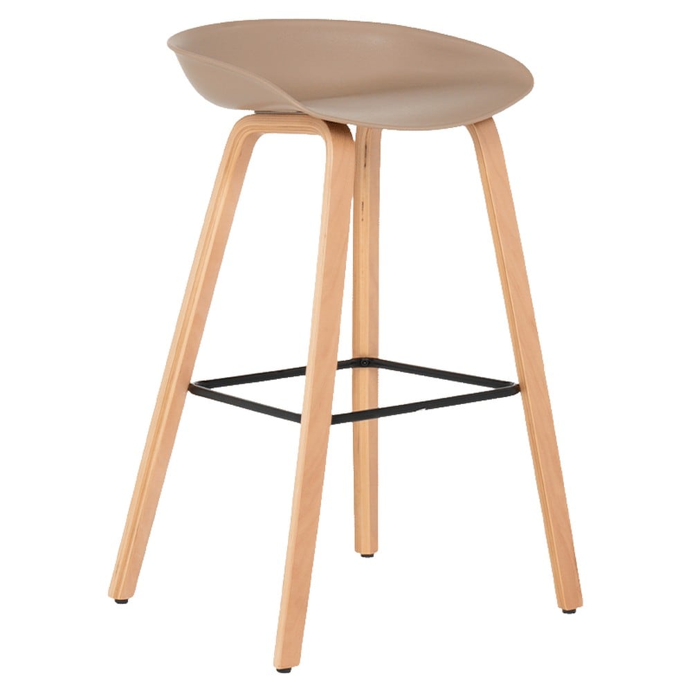 2er-Set Carmen PALMIRA Barhocker &ndash; Cappuccino 