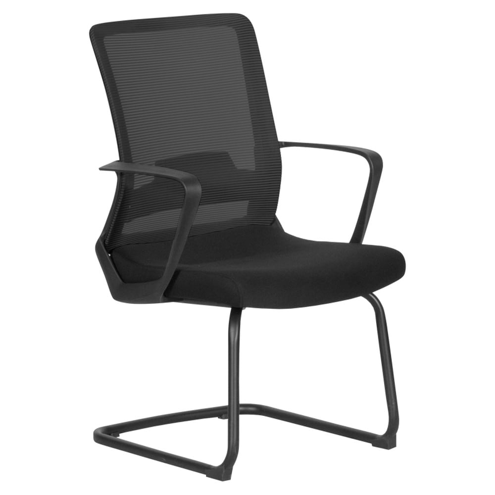 2er-Set Carmen 7564 Besucherstuhl &ndash; Schwarz 