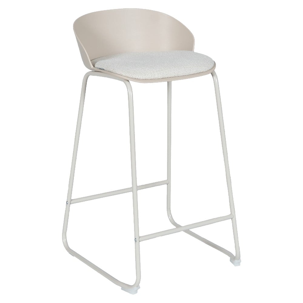 2er-Set Carmen TOLOSA Barhocker &ndash; Creme 