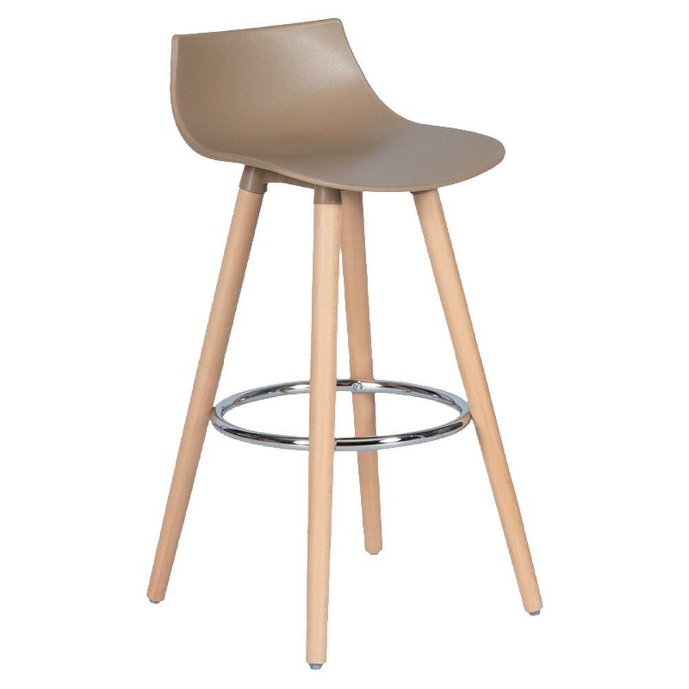 2er-Set Carmen HISPALIS Barhocker &ndash; Cappuccino 