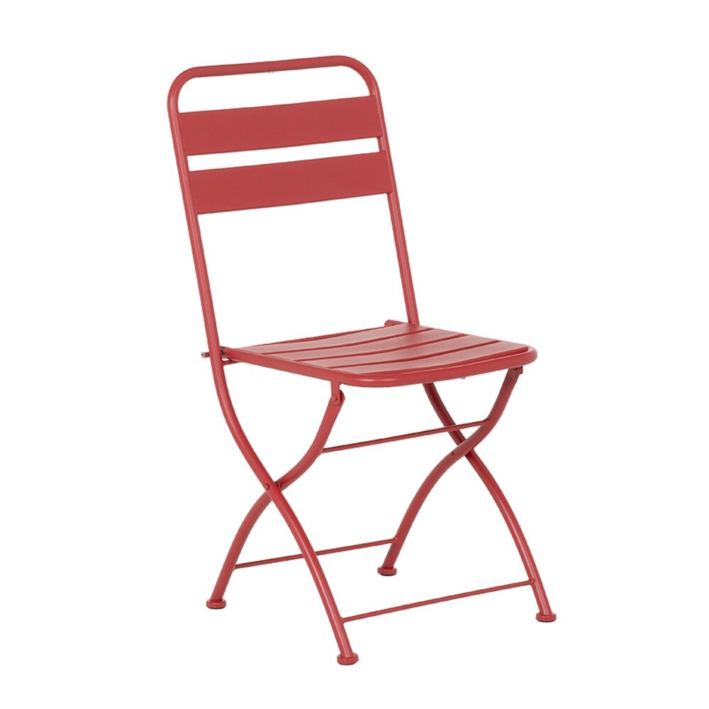 2er-Set Carmen YOM Klappstuhl &ndash; Rot 