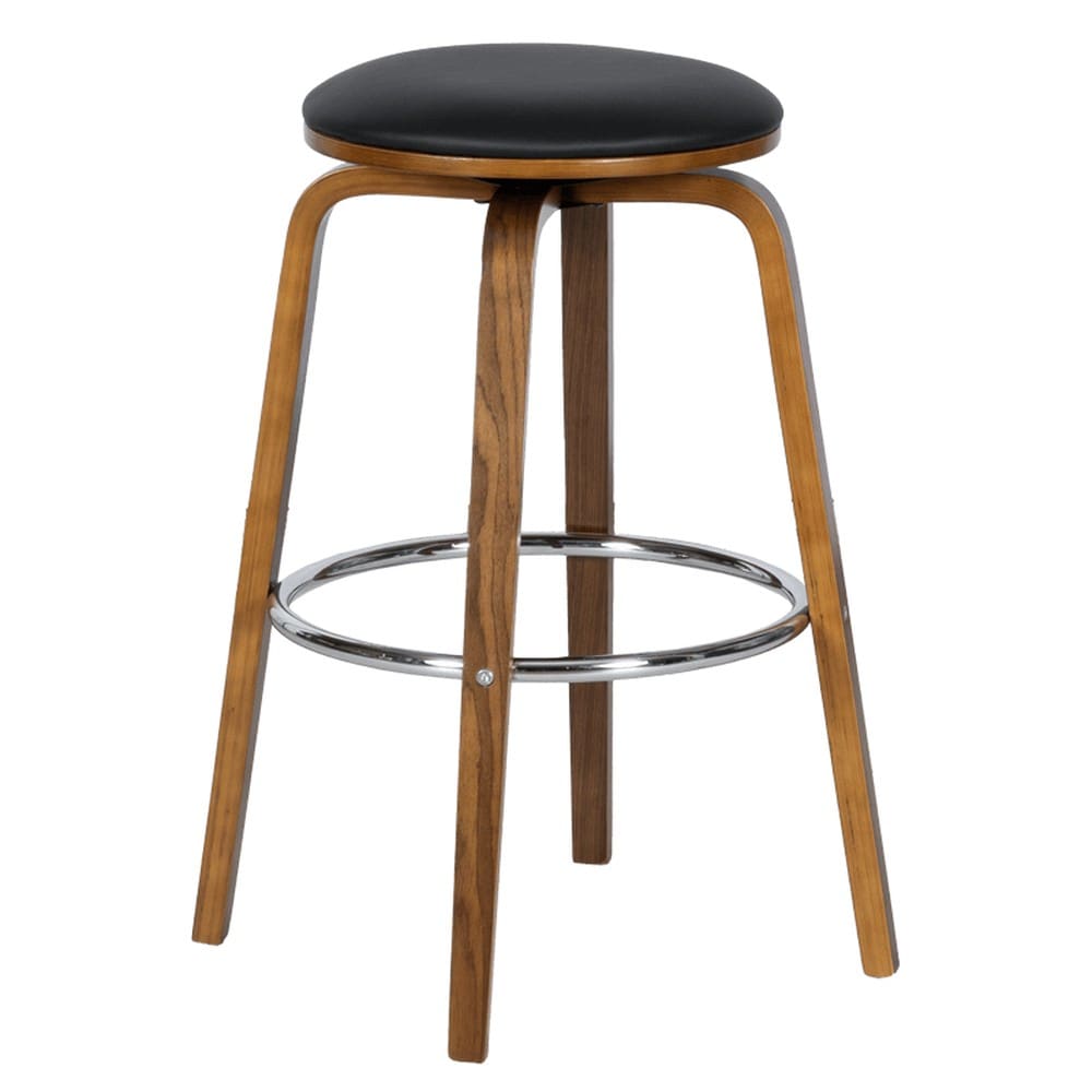2er-Set Carmen 4030 Barhocker &ndash; Nussbaum/Schwarz 
