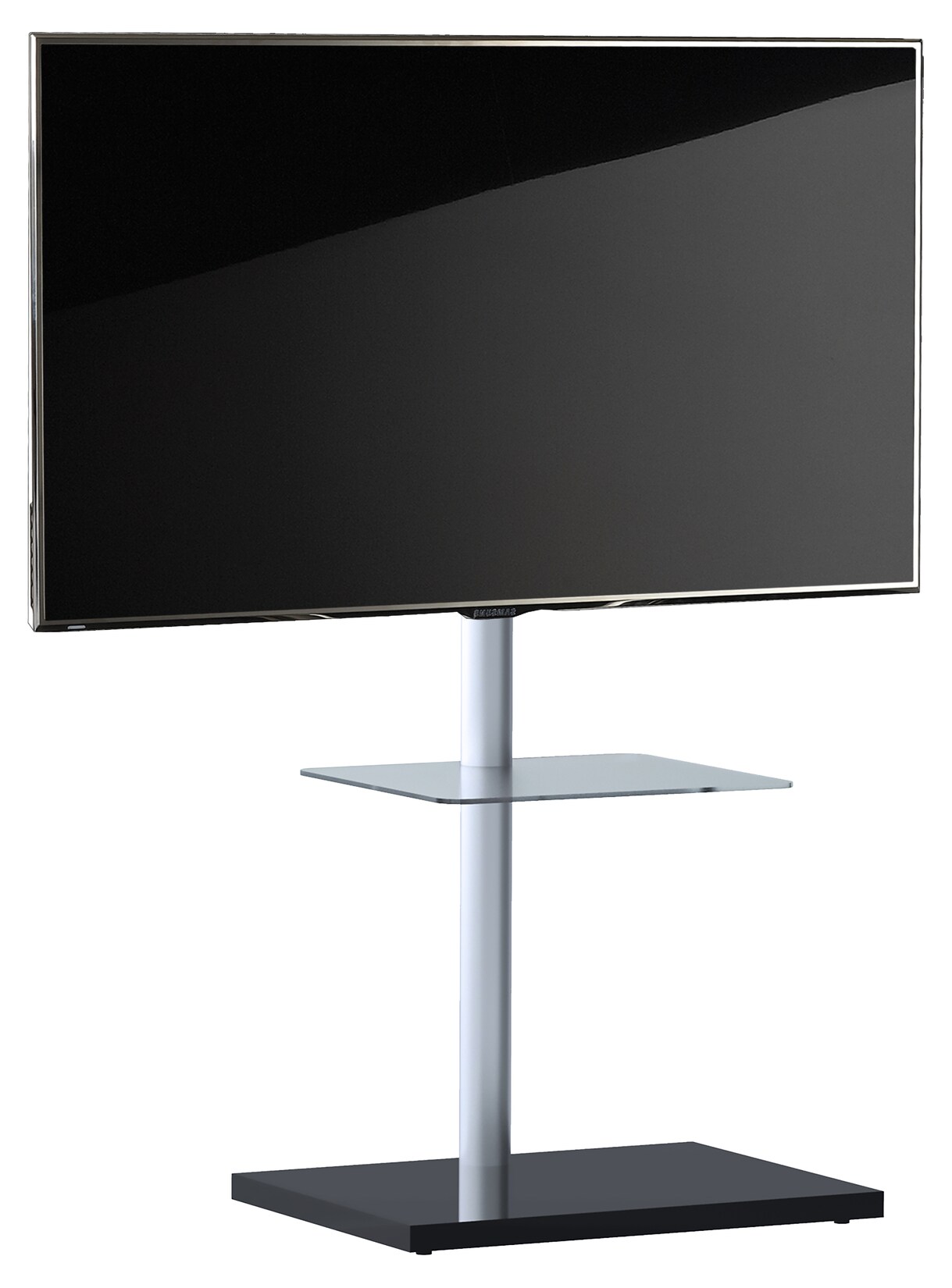 VCM TV Standfuß schwenkbar Aluminium Ständer für Fernseher 26-70 Zoll Maße ca. H. 100 x B. 60 x T. 45 cm bis VESA 400x400 TV Möbel Nalano …