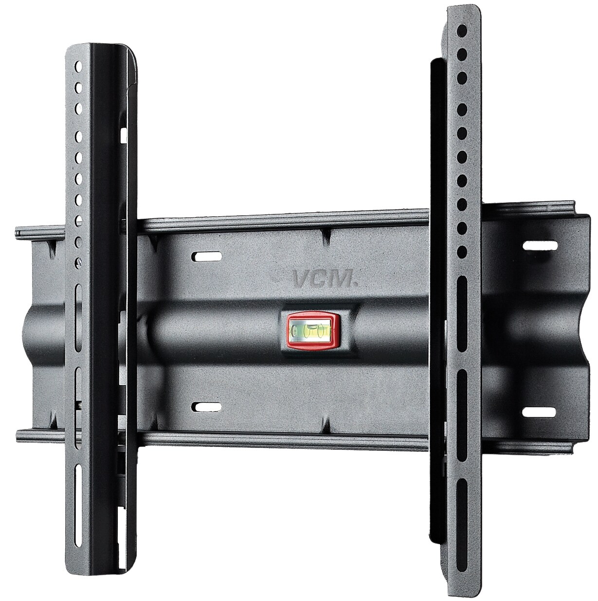 VCM Universal TV Wandhalterung 22-40 Zoll bis 35 kg | VESA bis max. 400x300 | Halter Fernsehhalter mit Wasserwaage flach starr | Fernseh Halterung WF110 
