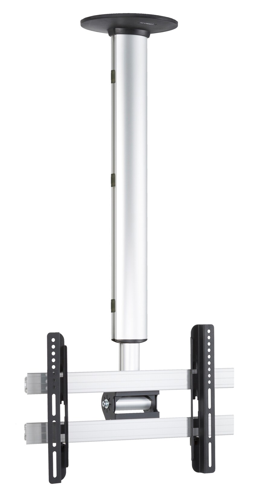 VCM Universal TV Deckenhalterung 26-40 Zoll bis 55 kg bis VESA bis 400x300 höhverstelbar 74-130 cm TV Halterung 360 Grad schwenkbar drehbar …
