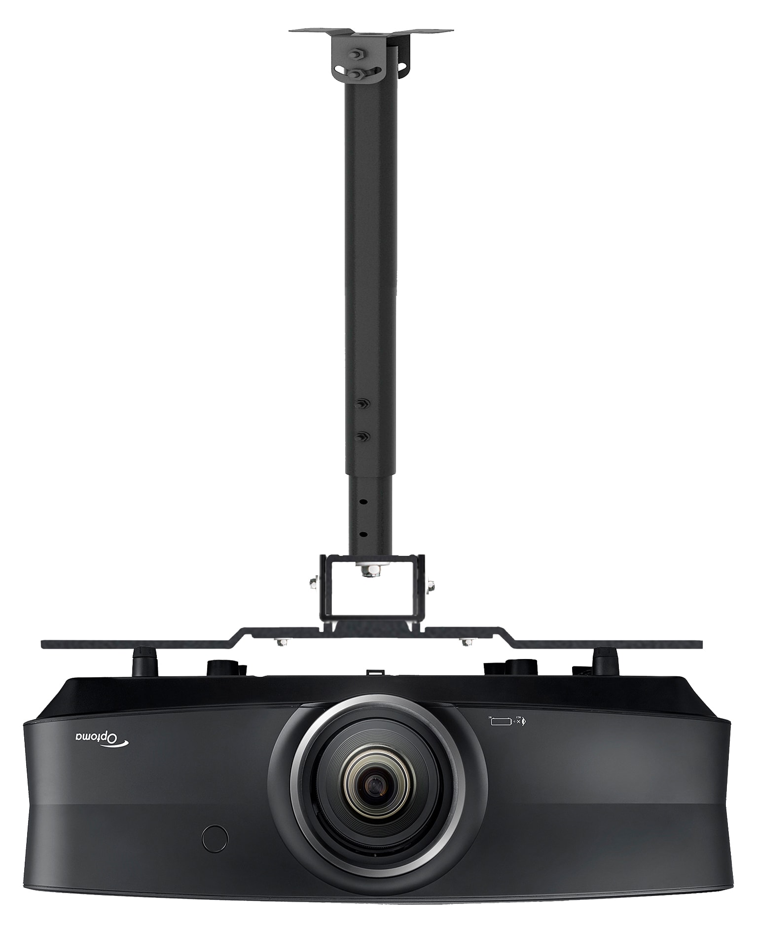 VCM Beamer Deckenhalterung | h&ouml;henverstellbar 52-70 cm | ausziehbare Projektor Halterung | Universal Deckenhalterung | B-PDH 