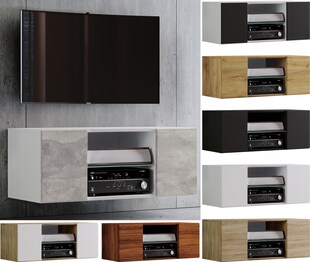 VCM TV Möbel | Wandboard | Lowboard hängend | Maße H. 40 x B. 115 x T. 36 cm | Wandschrank - Jusa 