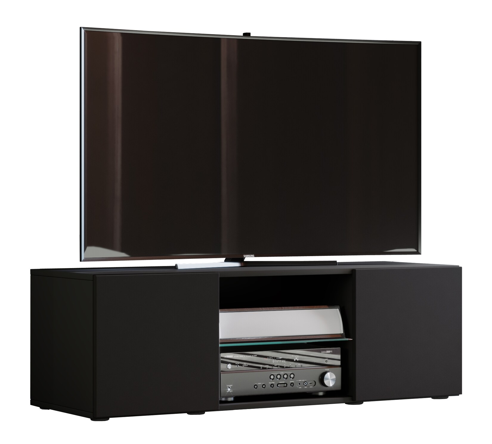 VCM TV Möbel Lowboard Fernsehschrank Maße H. 40 x B. 95 x T. 36 cm Fernseh Möbel - Lowina
