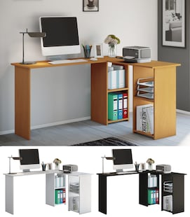 Schreibtisch MCW-D40, Computertisch, 120° elektrisch höhenverstellbar ~ weiß,  weiß bei Marktkauf online bestellen