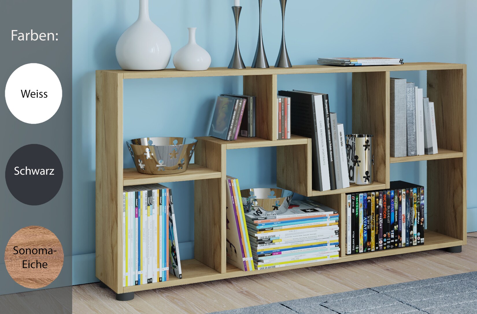 Ebuy24 - Commode et sideboard Pintal h. 62 x. l. 117 x p. 20 cm Sonoma Eiche (Sägerau)