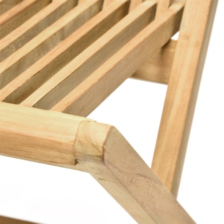VCM 4er Set Gartenstuhl mit Armlehne klappbar massiv Teak Holz behandelt  bei Marktkauf online bestellen