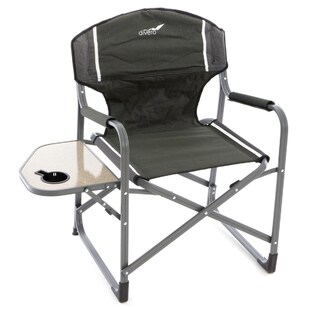 VCM 2er Set Angelstuhl Regiestuhl Campingstuhl Strandstuhl | Armlehne mit Getränkehalter | klappbar | schwarz | Maße H. 87xT. 51x B. 59 cm 