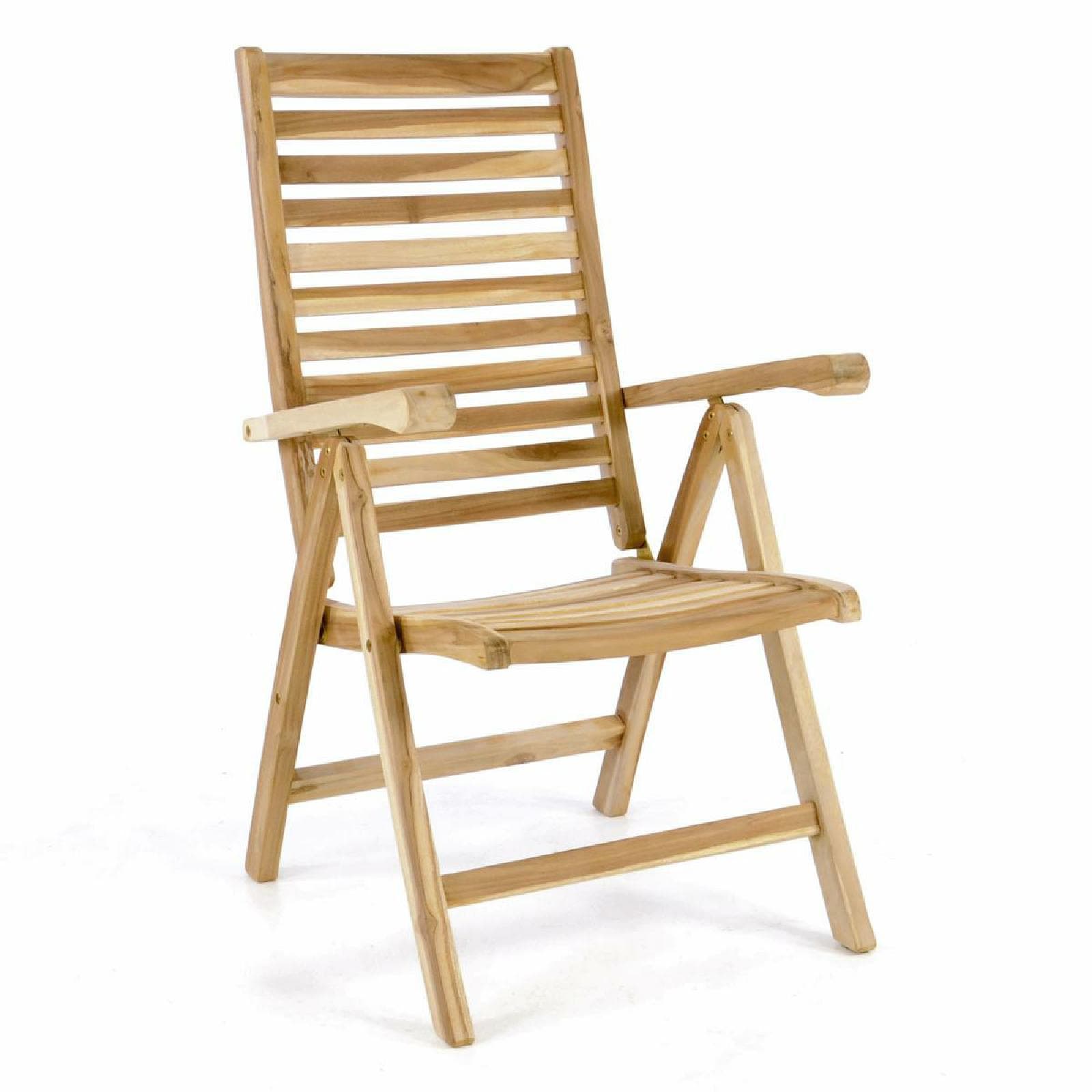 VCM Gartenstuhl "Gartenstuhl Hochlehner Klappstuhl Holz Teak" ()