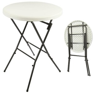 VCM Klapptisch | Balkontisch | Partytisch | Gartentisch klappbar | Bistrotisch | Ø 80cm 