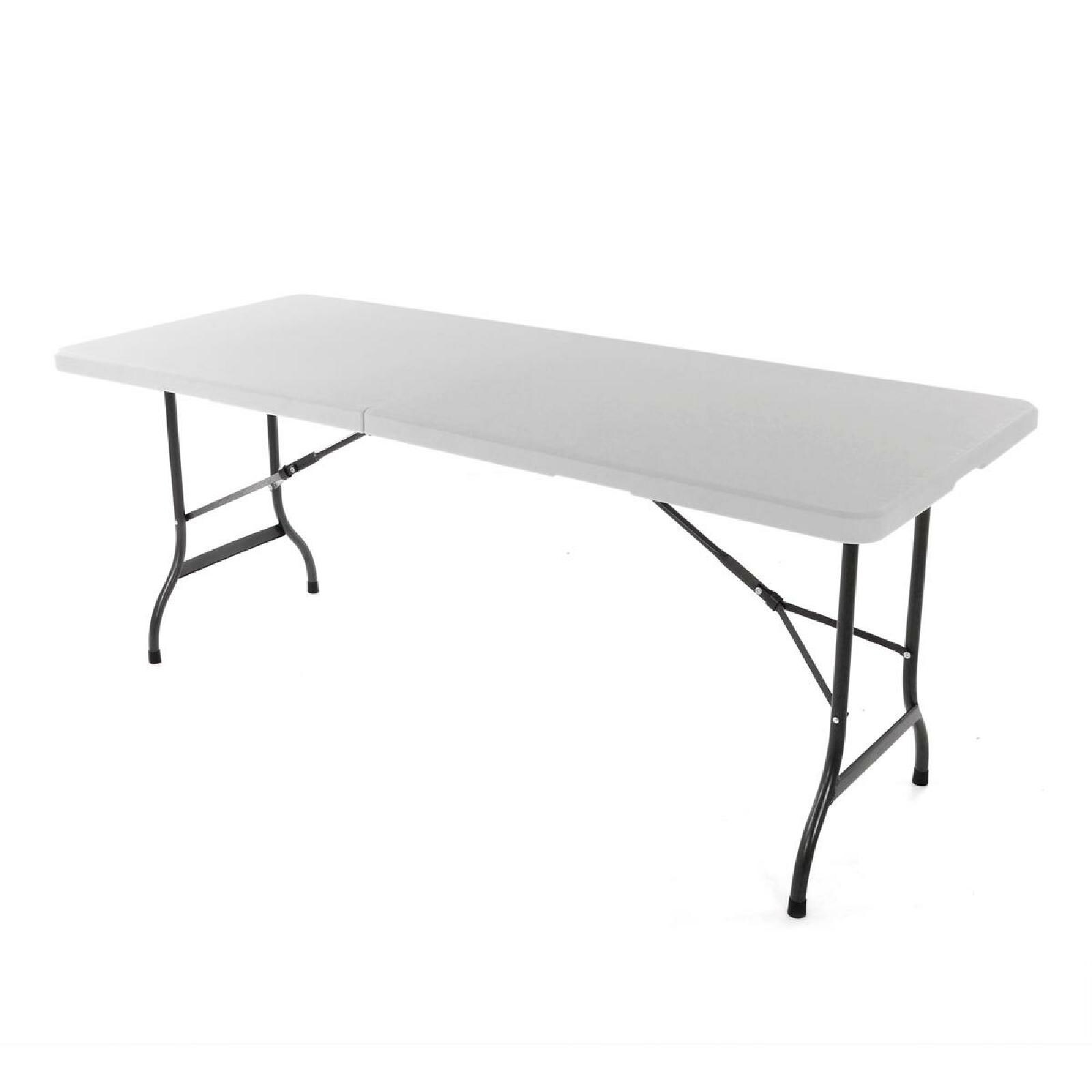VCM Klapptisch | Ma&szlig;e 180x74x72 cm | Campingtisch | Partytisch | Gartentisch klappbar | Bistrotisch | Catering 
