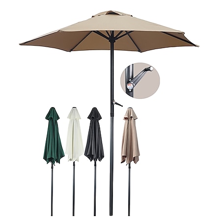 VCM Sonnenschirm Balkonschirm Schirm Gartenschirm Sonnenschutz rund  UV-Schutz bei Marktkauf online bestellen