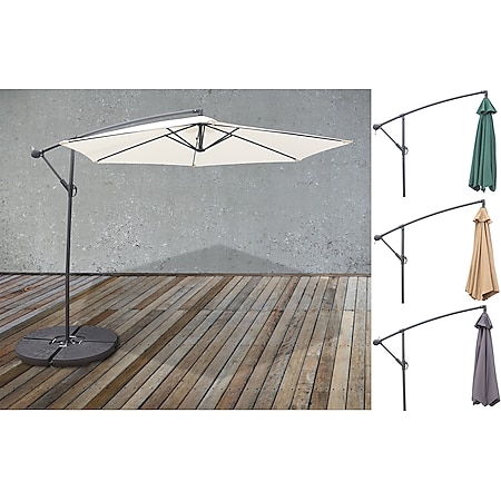 VCM Ampelschirm Terrassenschirm Balkonschirm Sonnenschutz Schirm eckig  UV-Schutz bei Marktkauf online bestellen