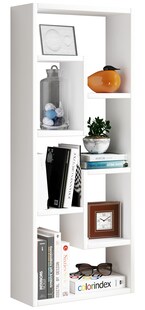 VCM Holzregal hängend | platzsparendes Regal | Maße: H. 92 x B. 36 x T. 15 cm | Elegantes Regal hängend | Aufbewahrungsregal | Bücherregal | Wandboard - Vilota 