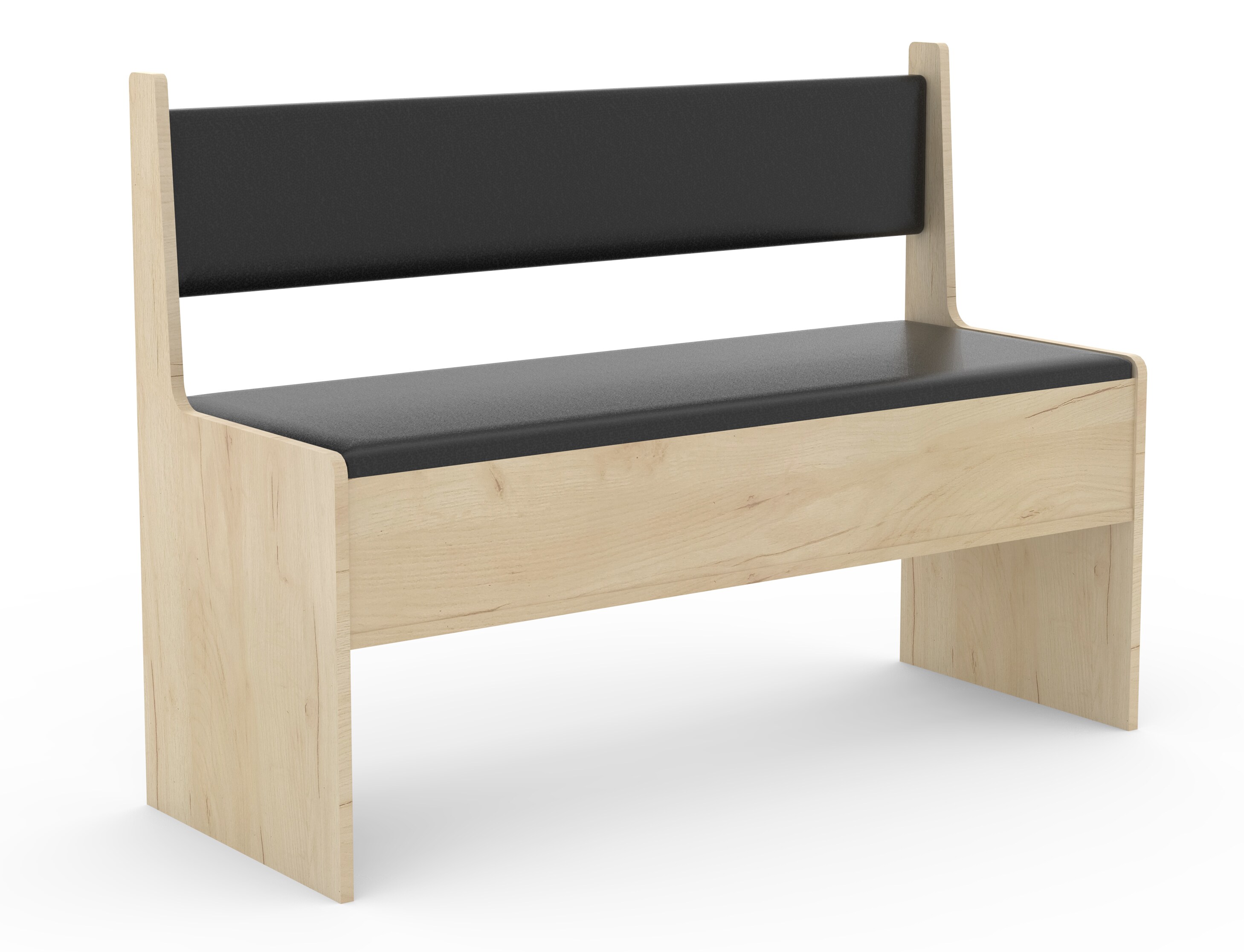 VCM Holz Eckbank Sitzbank  f&uuml;r Esszimmer und K&uuml;che | Bank mit Truhe f&uuml;r den Esstisch | Ma&szlig;e H. 80 x B. 110 x T. 42 cm | Esal Breite 110 cm 