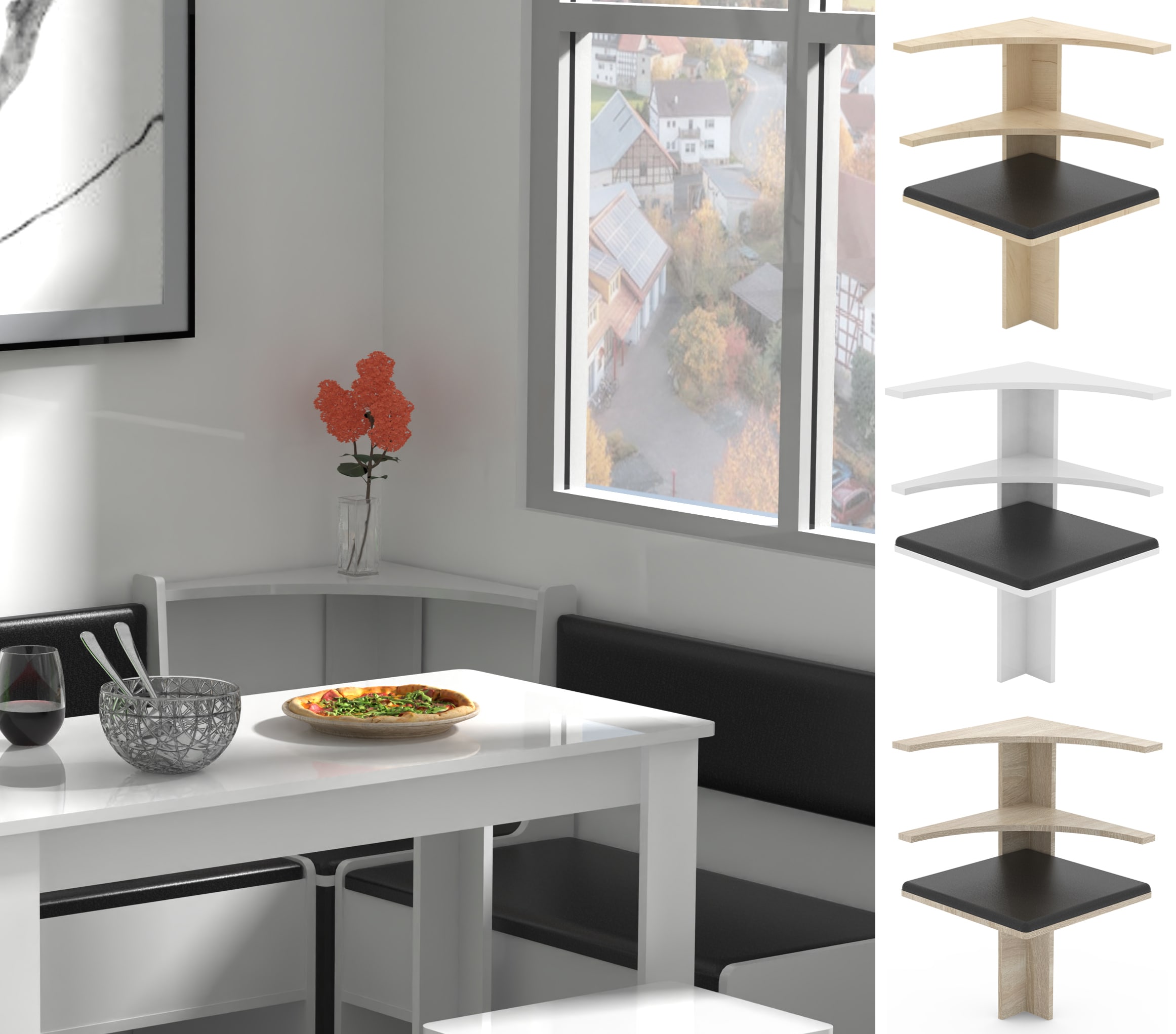 VCM Eckverbindung f&uuml;r die Sitzgruppe Esal 