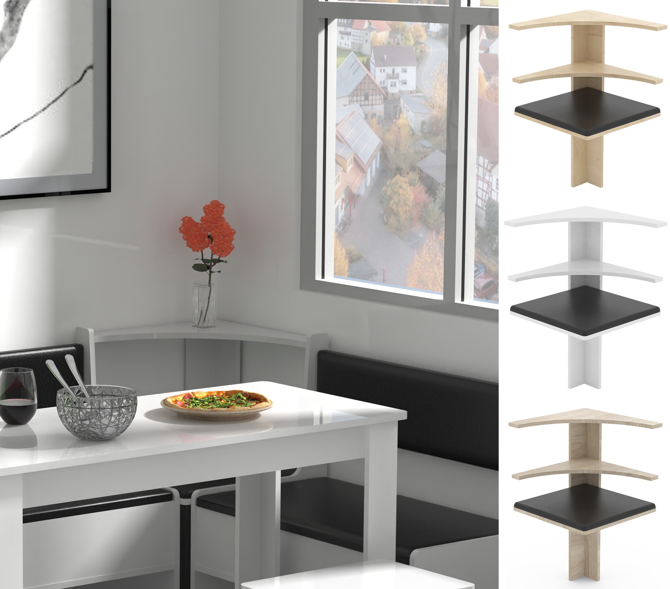 VCM Eckverbindung f&uuml;r die Sitzgruppe Esal 