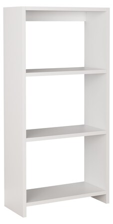 VCM Holz Raumteiler Stand Regal Bücherregal Deko Bücher Standregal Palusa M  Farbe: Weiß