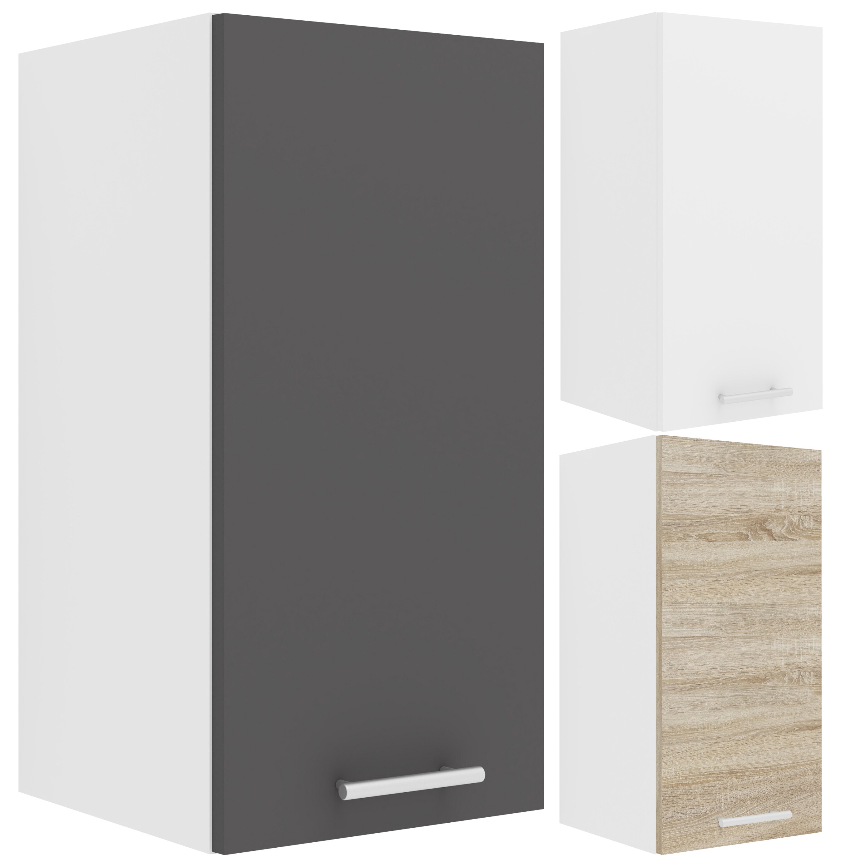 VCM K&uuml;chenschrank h&auml;ngend | Ma&szlig;e ca. H. 60 x B. 30 x T. 31 cm | H&auml;ngeschrank mit zwei F&auml;chern | K&uuml;chenm&ouml;bel &ndash; Esilo 